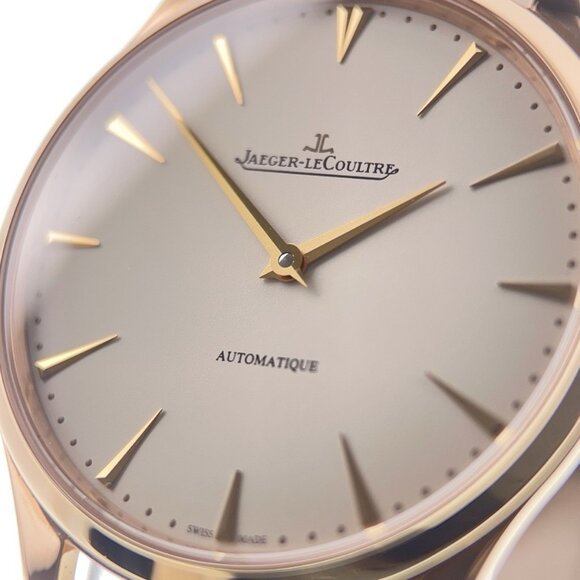 Jaeger-LeCoultre Master 41mm Ultra Thin 18k Rose Gold Champagne Dial Q1332511 - Picture 2 of 9